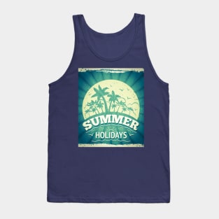 Summer Holidays Vintage Tank Top